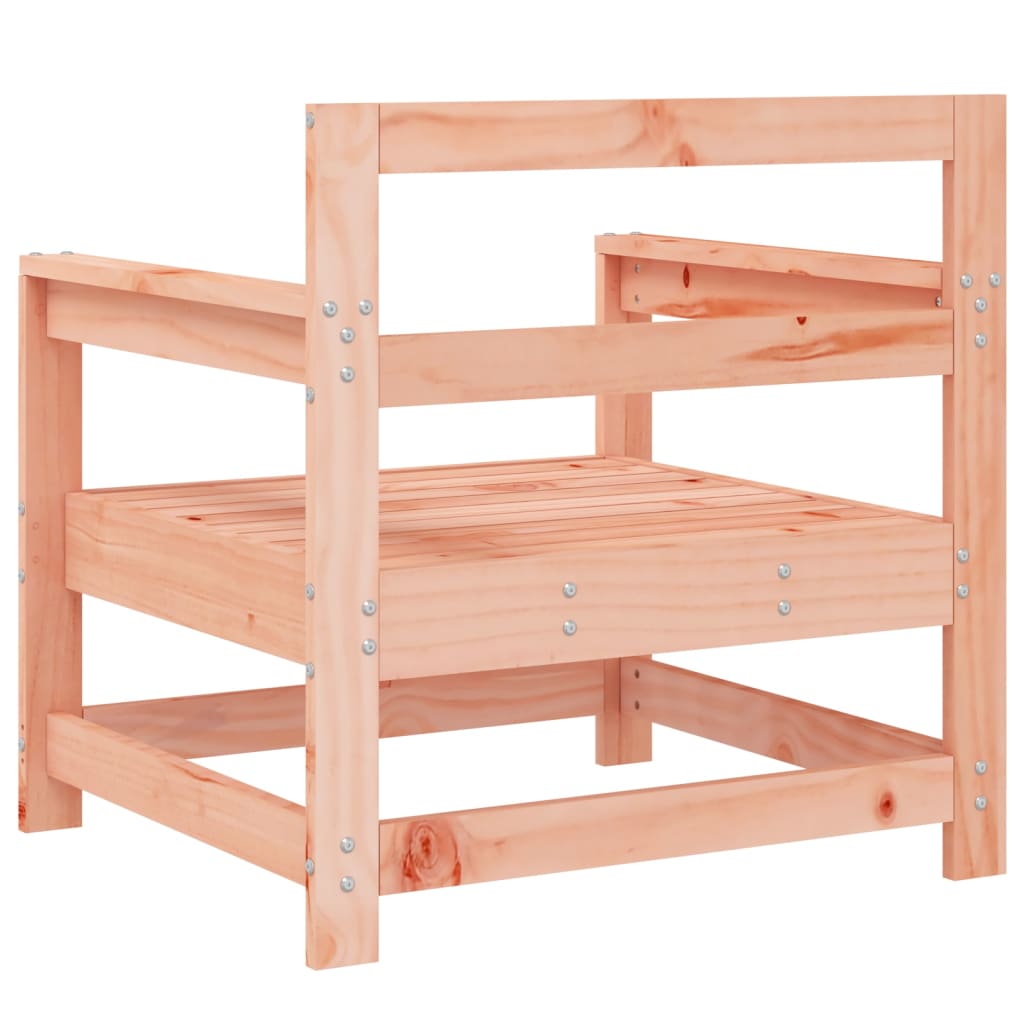 Solid Wood Douglas Garden Chairs - Set of 2, Elegant & Durable