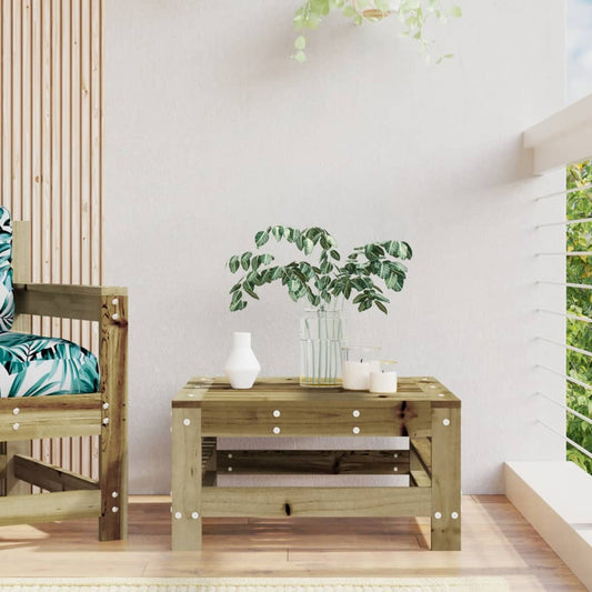 Durable Pine Garden Footstool - Weatherproof & Stylish Design