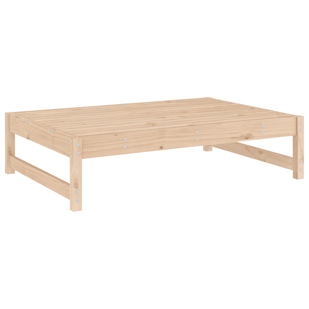 Solid Pine Wood Garden Footstool 120x80 cm
