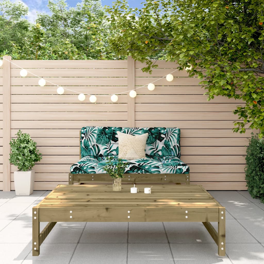 2-Piece Garden Lounge Set in Impregnated Pine Wood