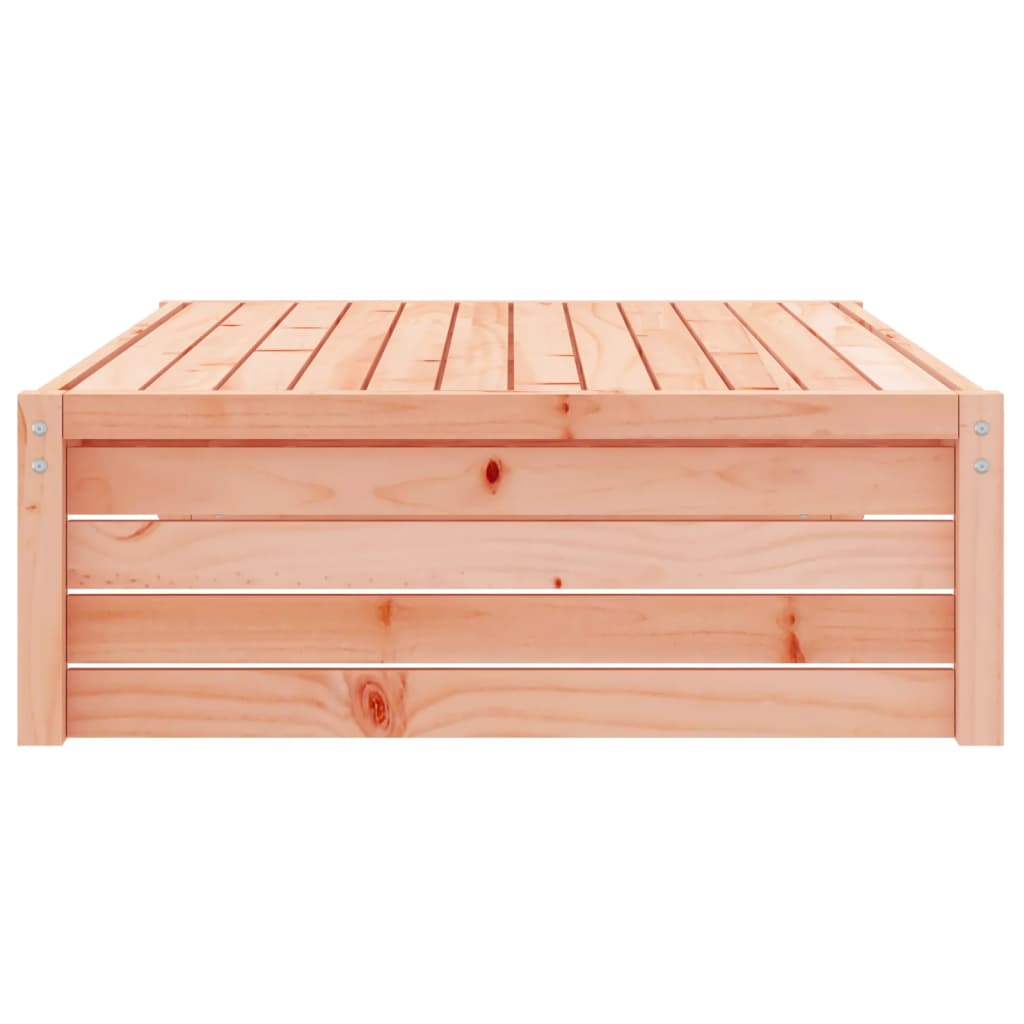 Solid Wood Douglas Garden Footstool 120x80 cm - Durable Outdoor Seat