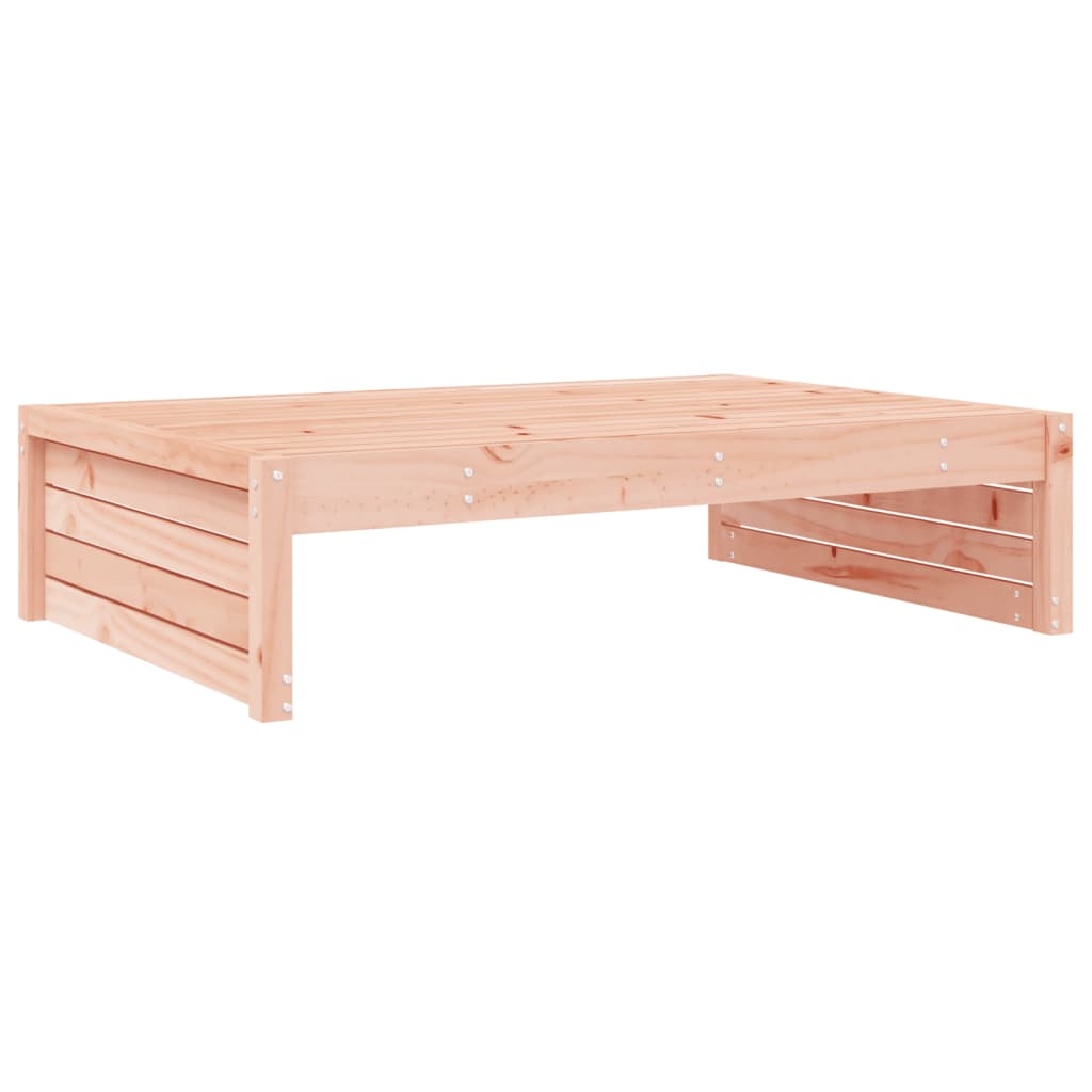 Solid Wood Douglas Garden Footstool 120x80 cm - Durable Outdoor Seat