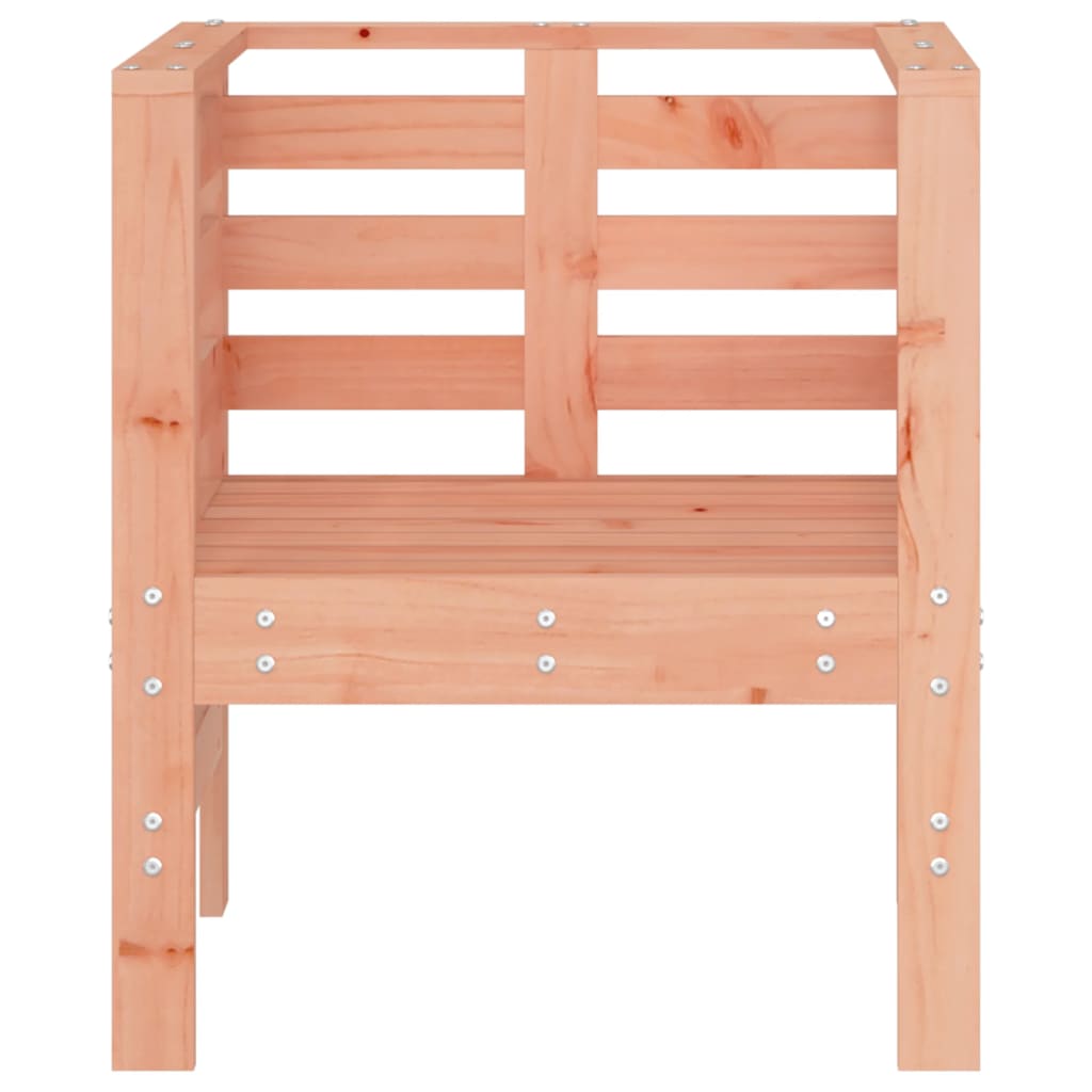 Solid Wood Douglas Garden Chairs, 2-Piece Set, 61.5x53x71 cm