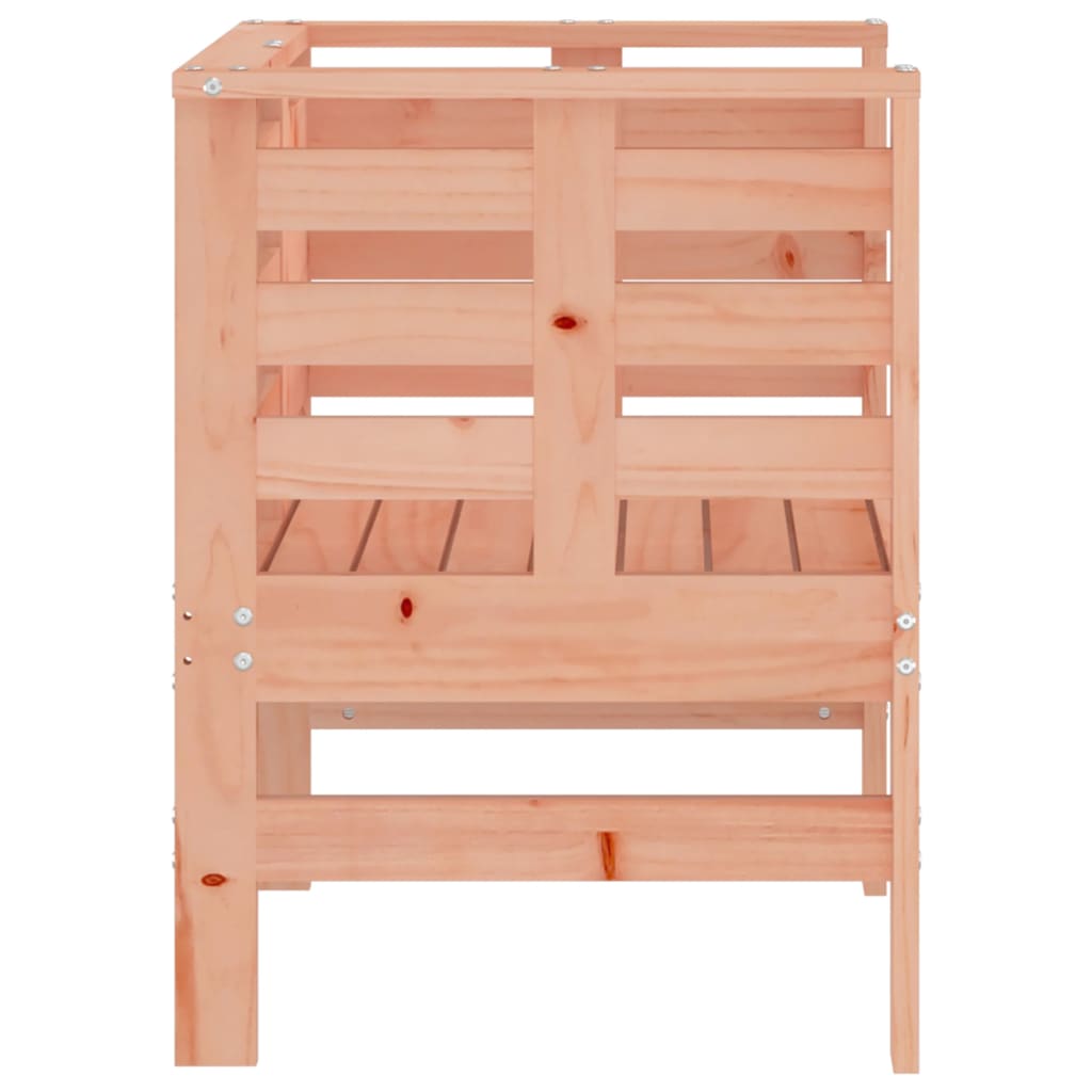 Solid Wood Douglas Garden Chairs, 2-Piece Set, 61.5x53x71 cm