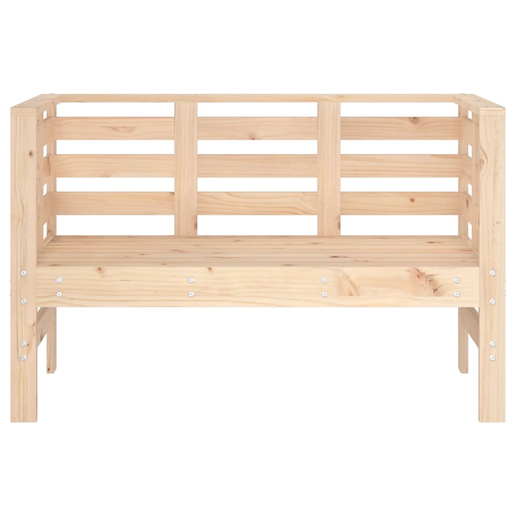 Solid Pine Garden Bench 111.5x53x71 cm – Durable & Stylish Seating