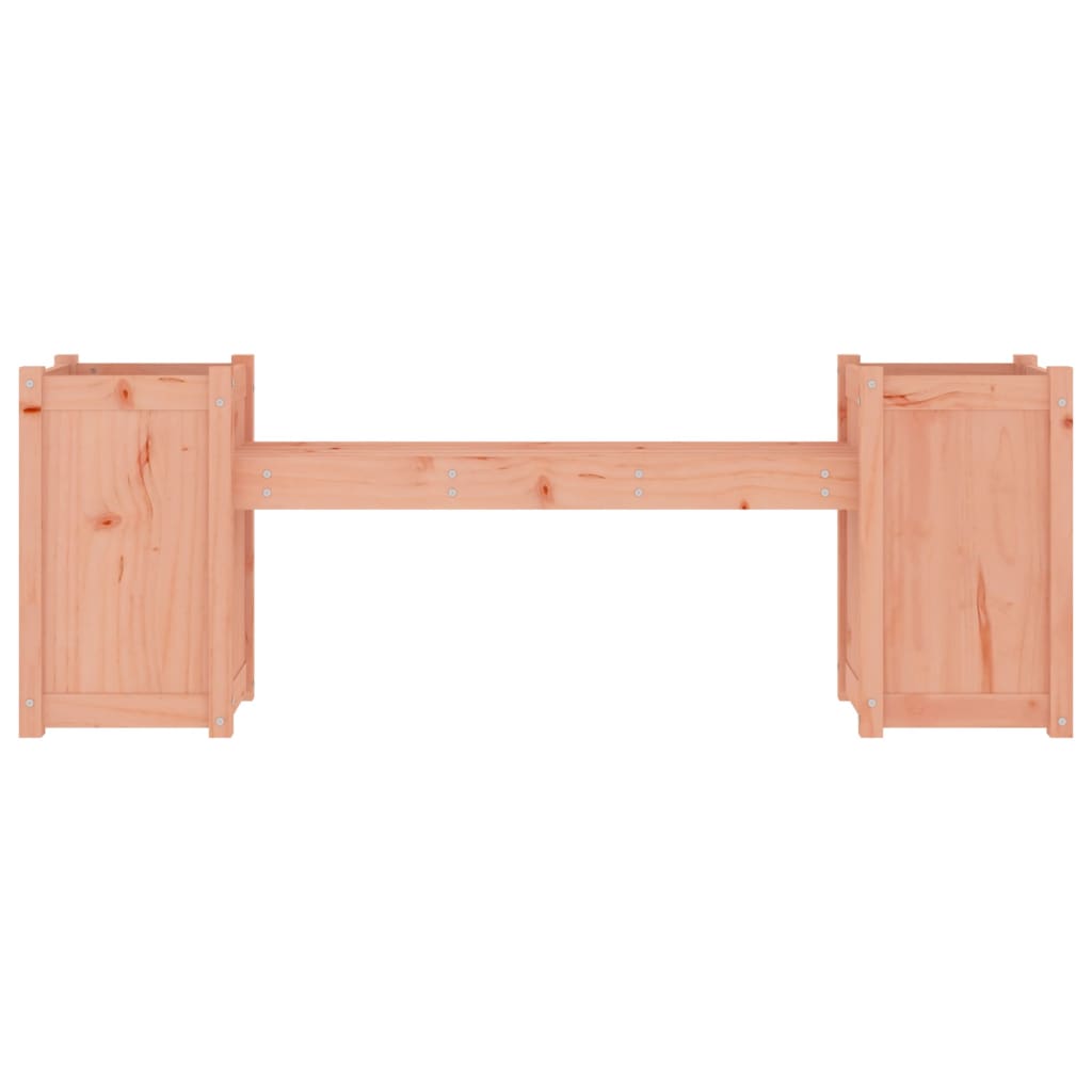 Solid Wood Douglas Planter Bench 180x36x63 cm - Rustic Charm