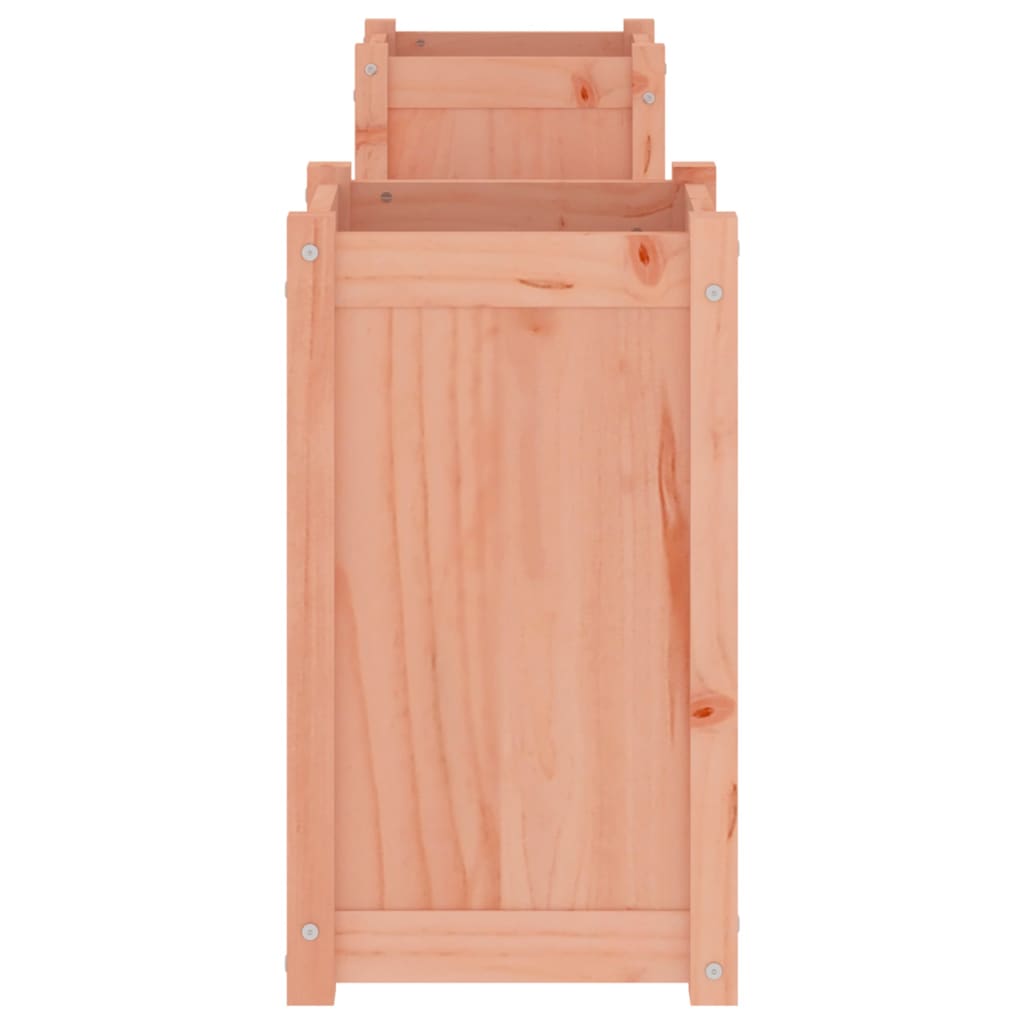 Solid Wood Douglas Planter Bench 180x36x63 cm - Rustic Charm