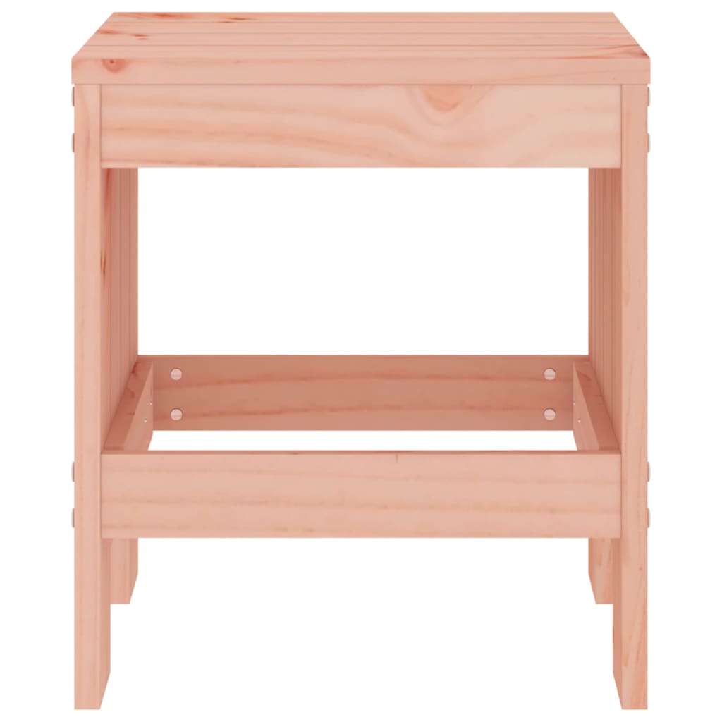 Solid Wood Douglas Garden Stools Set of 2 - 40x36x45 cm