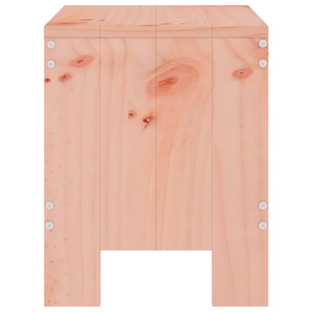 Solid Wood Douglas Garden Stools Set of 2 - 40x36x45 cm