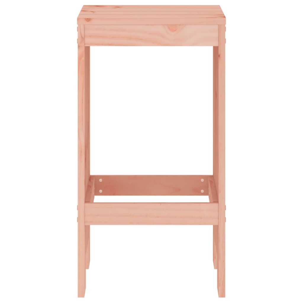 Solid Wood Douglas Bar Stools - Set of 2, 75cm, Natural Finish