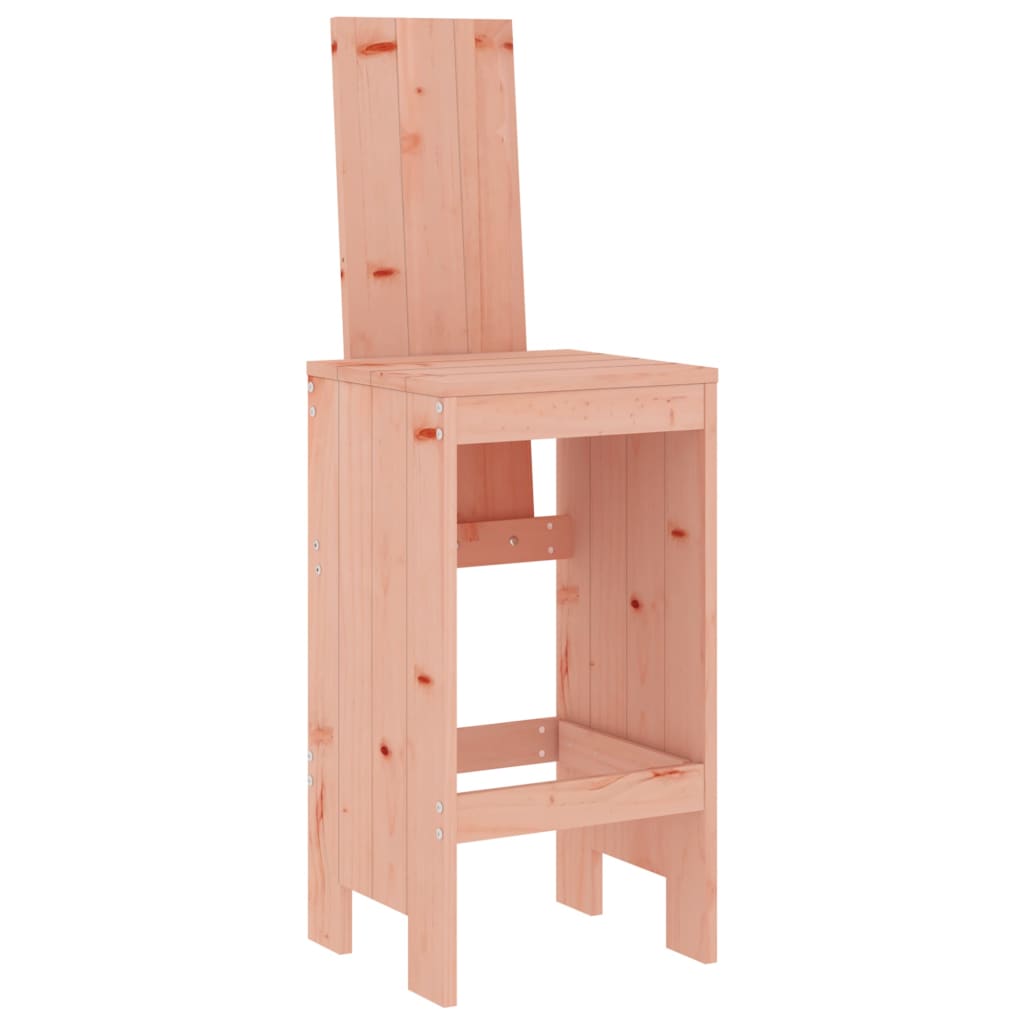 Solid Wood Douglas Bar Stools Set of 2, 40x42x120 cm