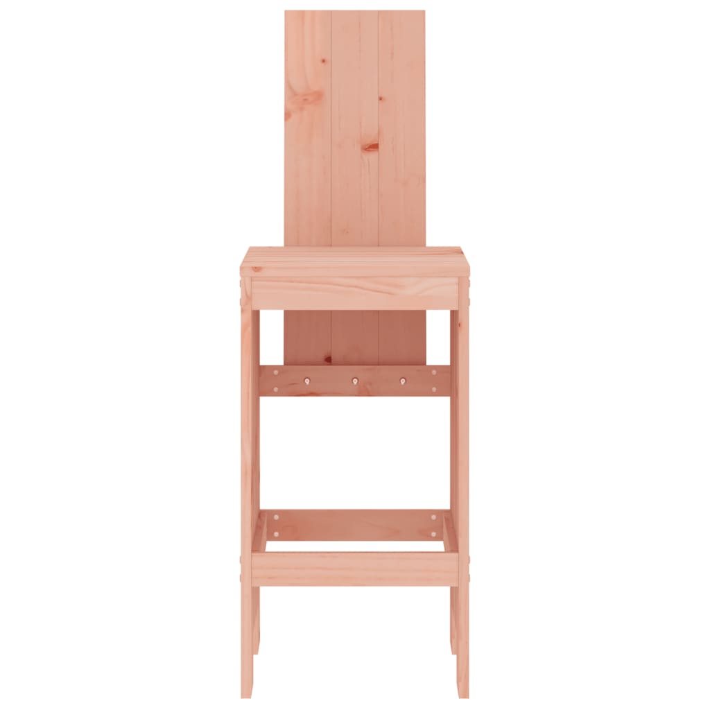 Solid Wood Douglas Bar Stools Set of 2, 40x42x120 cm