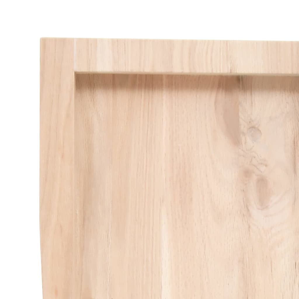 Natural Live Edge Solid Wood Table Top, 60x50x(2-4) cm, Untreated