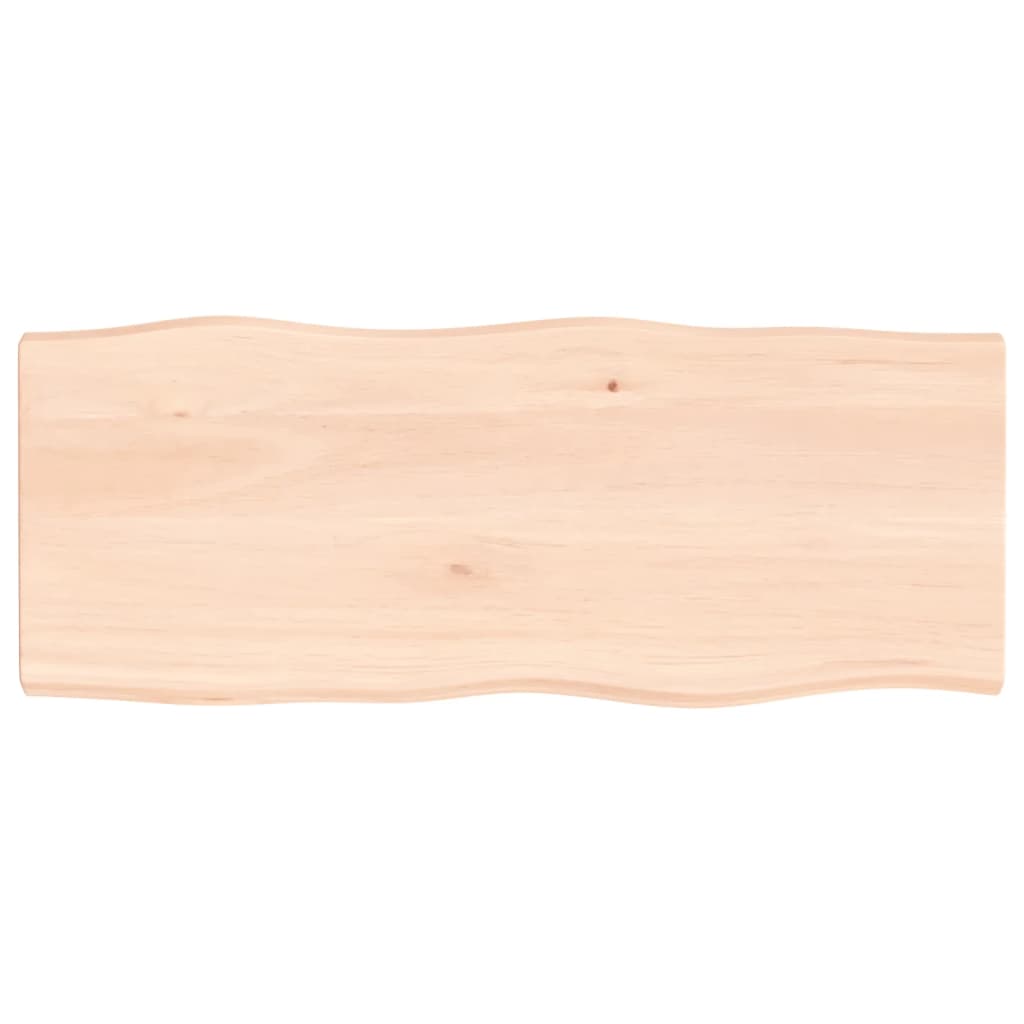 Live Edge Table Top 100x40x(2-4) cm Untreated Solid Wood