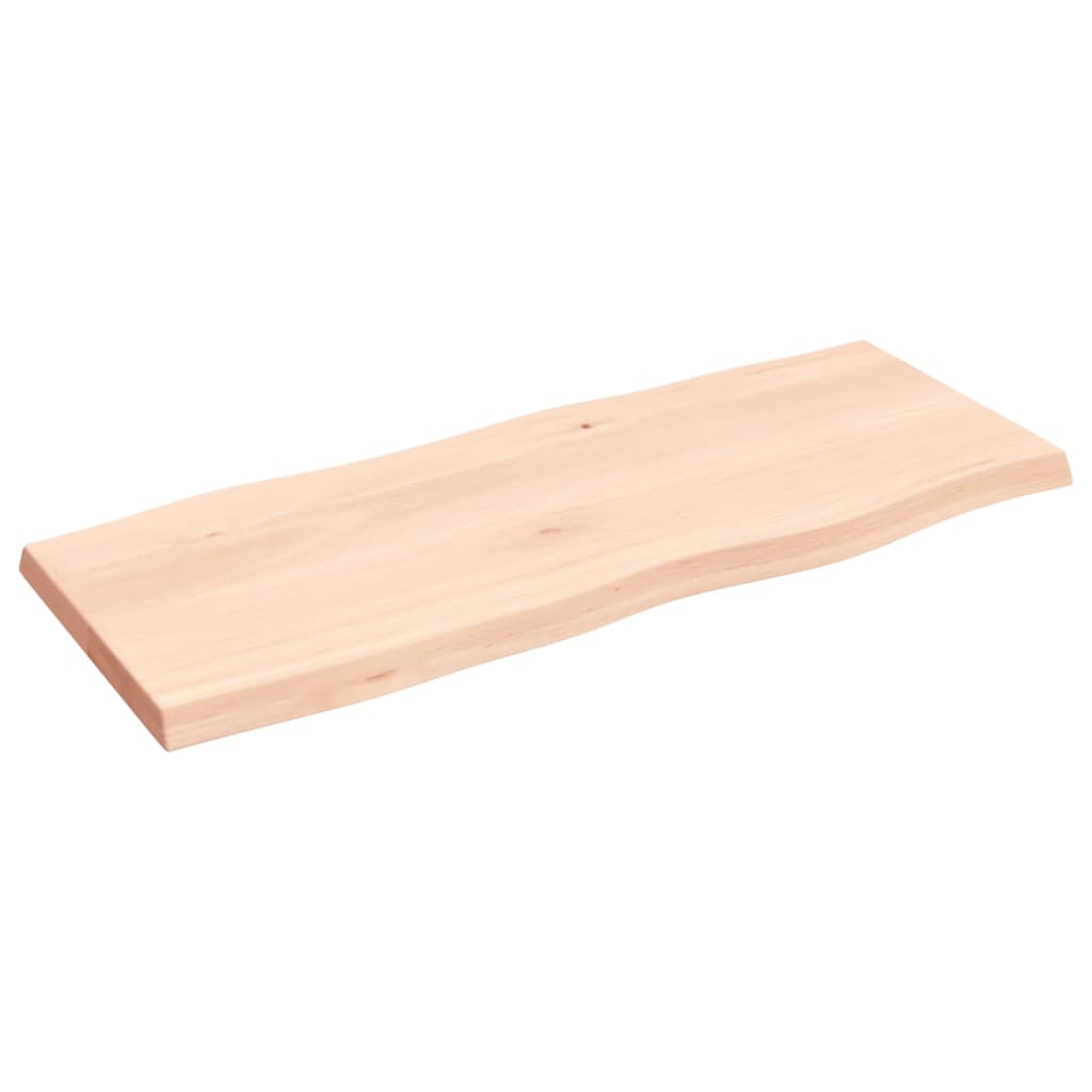 Live Edge Table Top 100x40x(2-4) cm Untreated Solid Wood