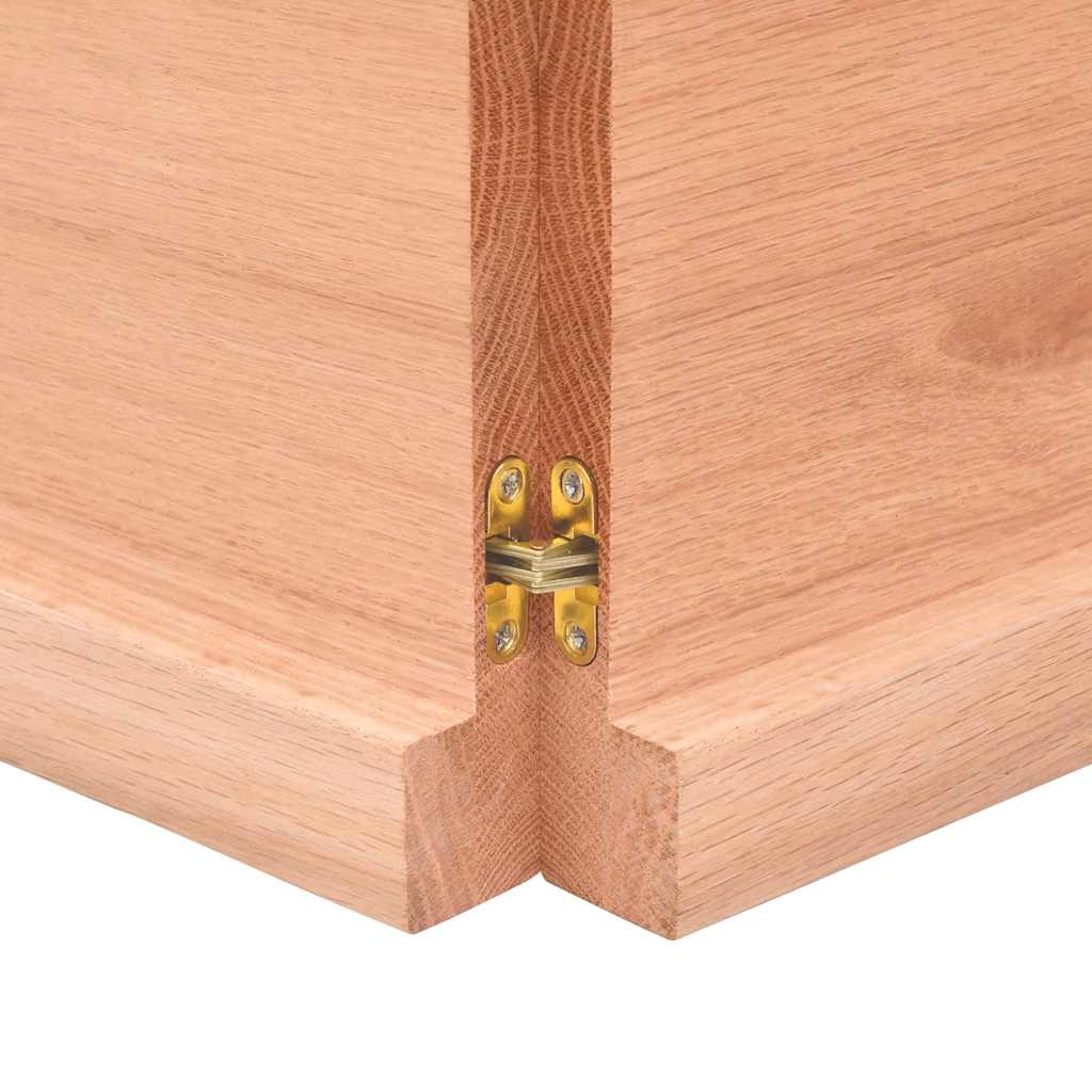Live Edge Light Brown Table Top - Solid Wood 140x60cm