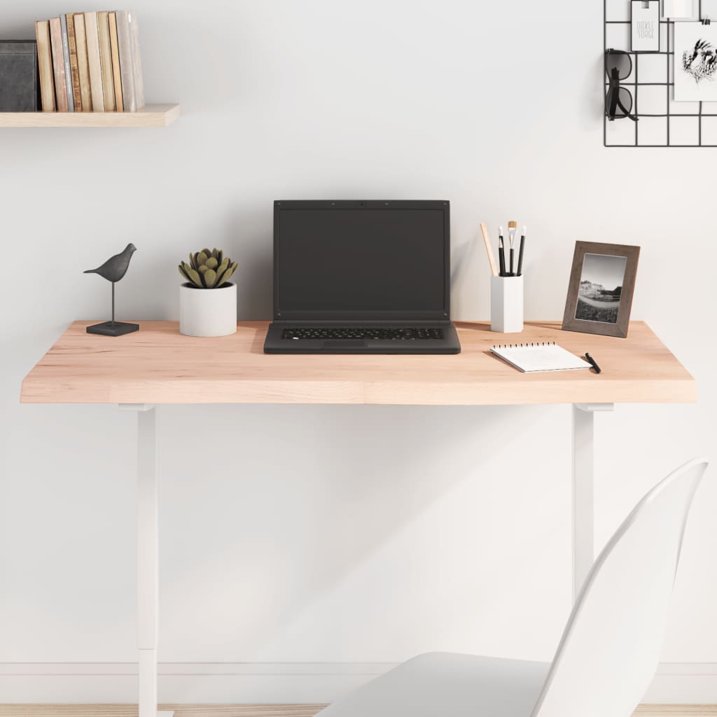 Versatile Oak Table Top 100x40cm | Adjustable Thickness | Solid Wood