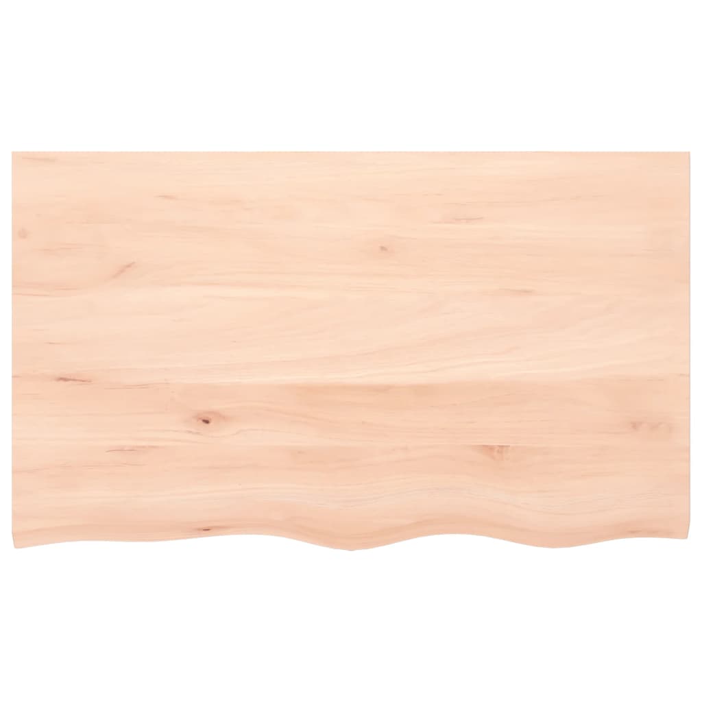 Solid Oak Untreated Table Top 100x60x2 cm - Durable & Stylish
