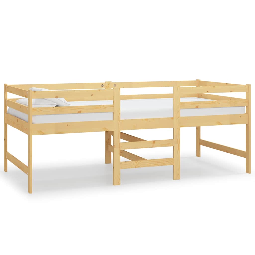 Solid Pine Wood Bed Frame 90x200 cm - Durable & Stylish Design
