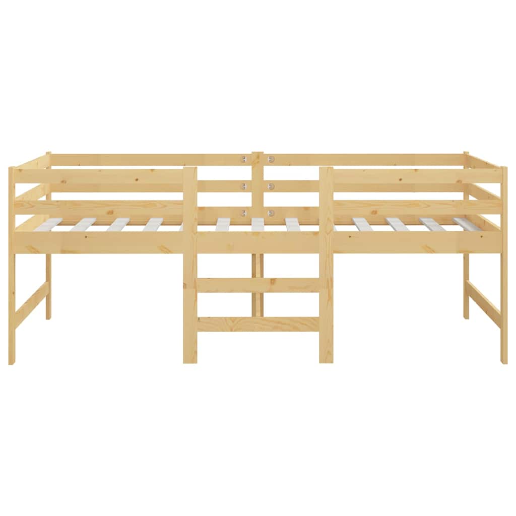 Solid Pine Wood Bed Frame 90x200 cm - Durable & Stylish Design