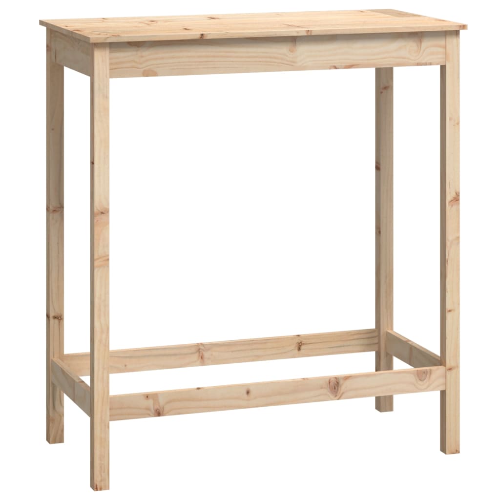Solid Pine Wood Bar Table 100x50x110 cm - Elegant & Durable