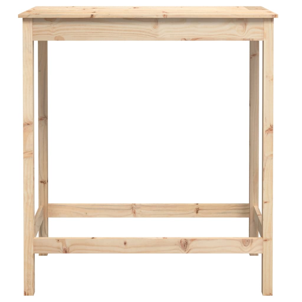 Solid Pine Wood Bar Table 100x50x110 cm - Elegant & Durable