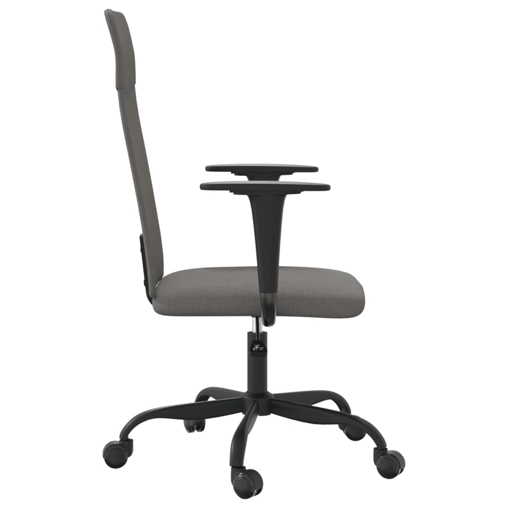 Ergonomic Office Chair in Dark Grey Fabric for Comfort and Style