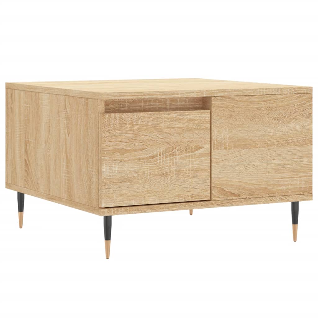 Coffee Table Sonoma Oak 55x55x36.5 cm Engineered Wood