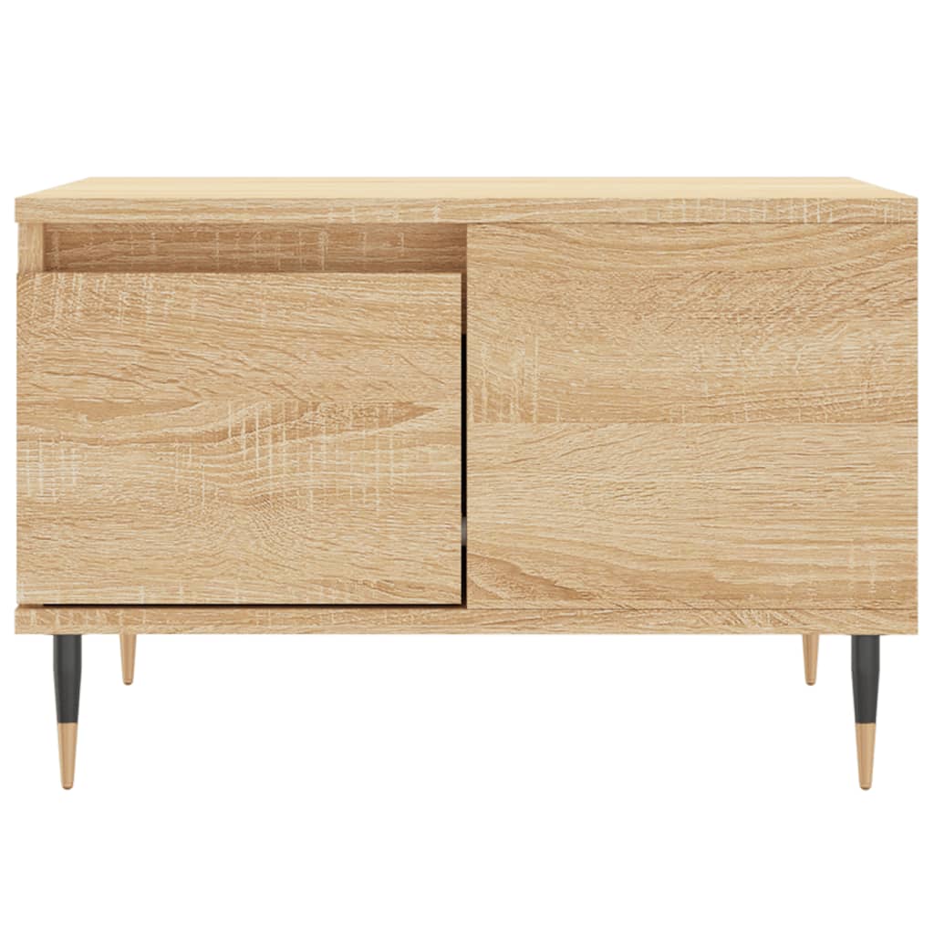 Coffee Table Sonoma Oak 55x55x36.5 cm Engineered Wood