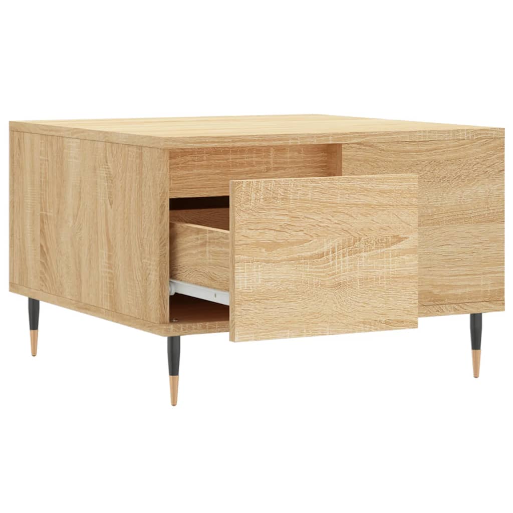 Coffee Table Sonoma Oak 55x55x36.5 cm Engineered Wood