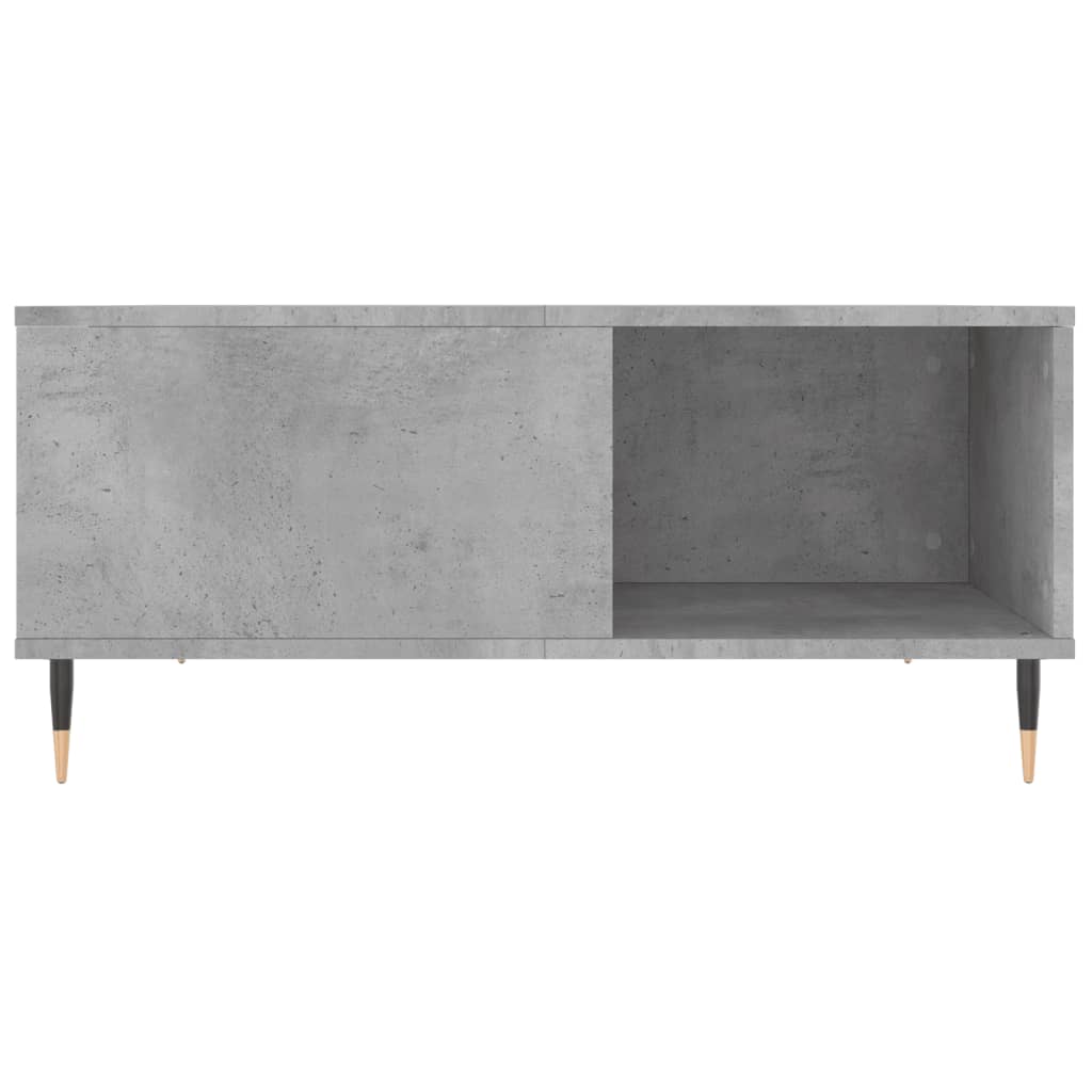 Coffee Table Concrete Grey 80x80x36.5 cm Engineered Wood