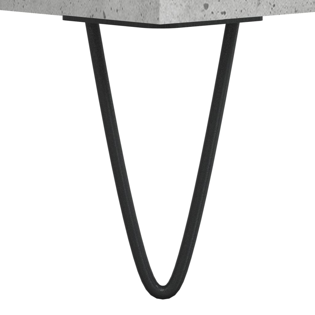 Coffee Table Concrete Grey 90x50x36.5 cm Engineered Wood