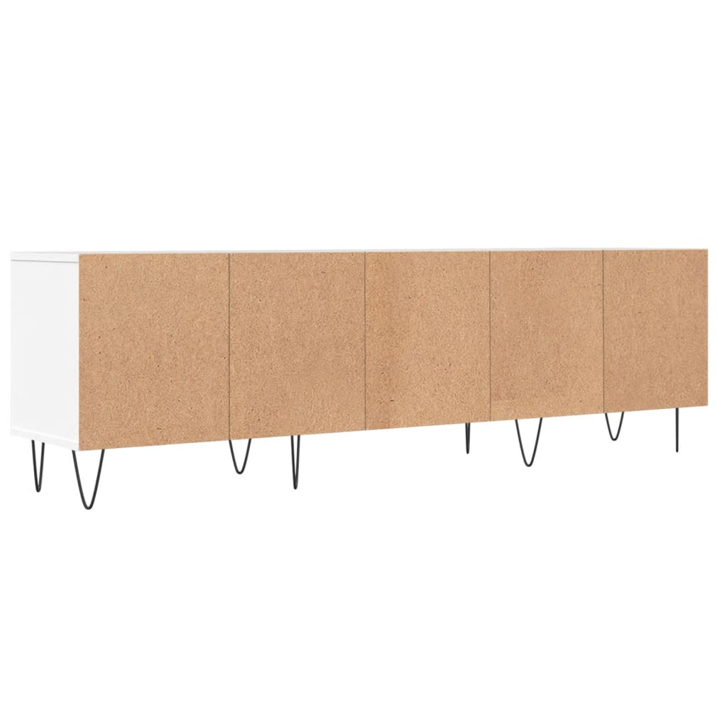 TV Cabinet White 150x30x44.5 cm Engineered Wood