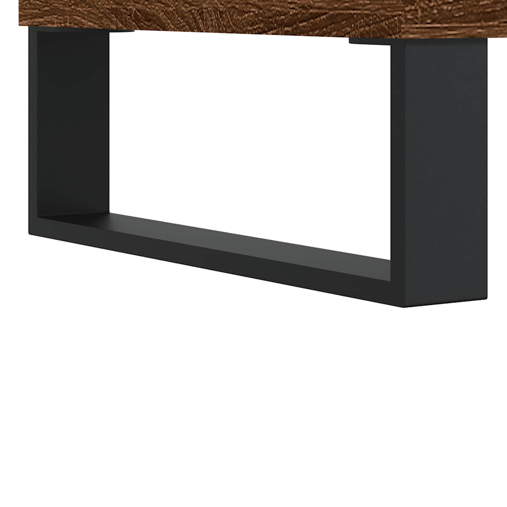 Brown Oak Bathroom Cabinet, 58x33x60 cm, Engineered Wood