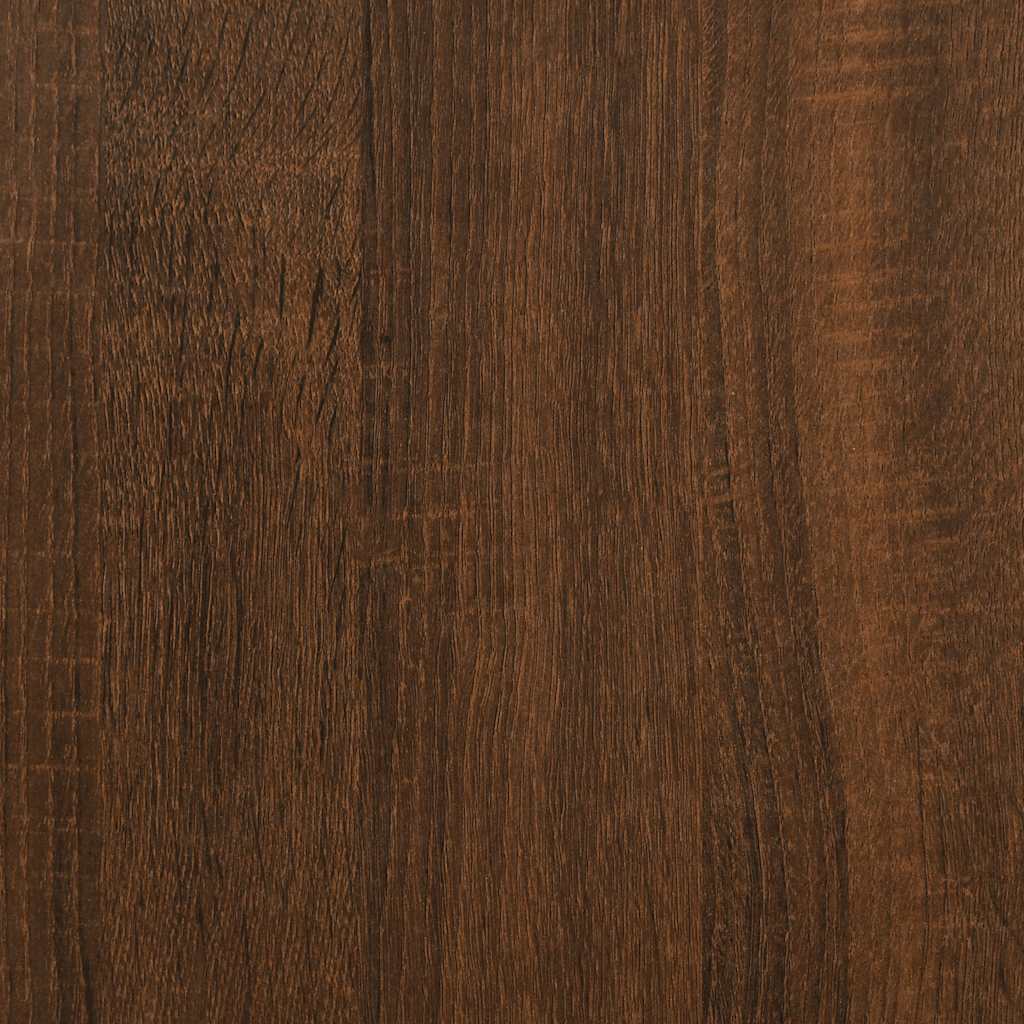 Brown Oak Bathroom Cabinet, 58x33x60 cm, Engineered Wood