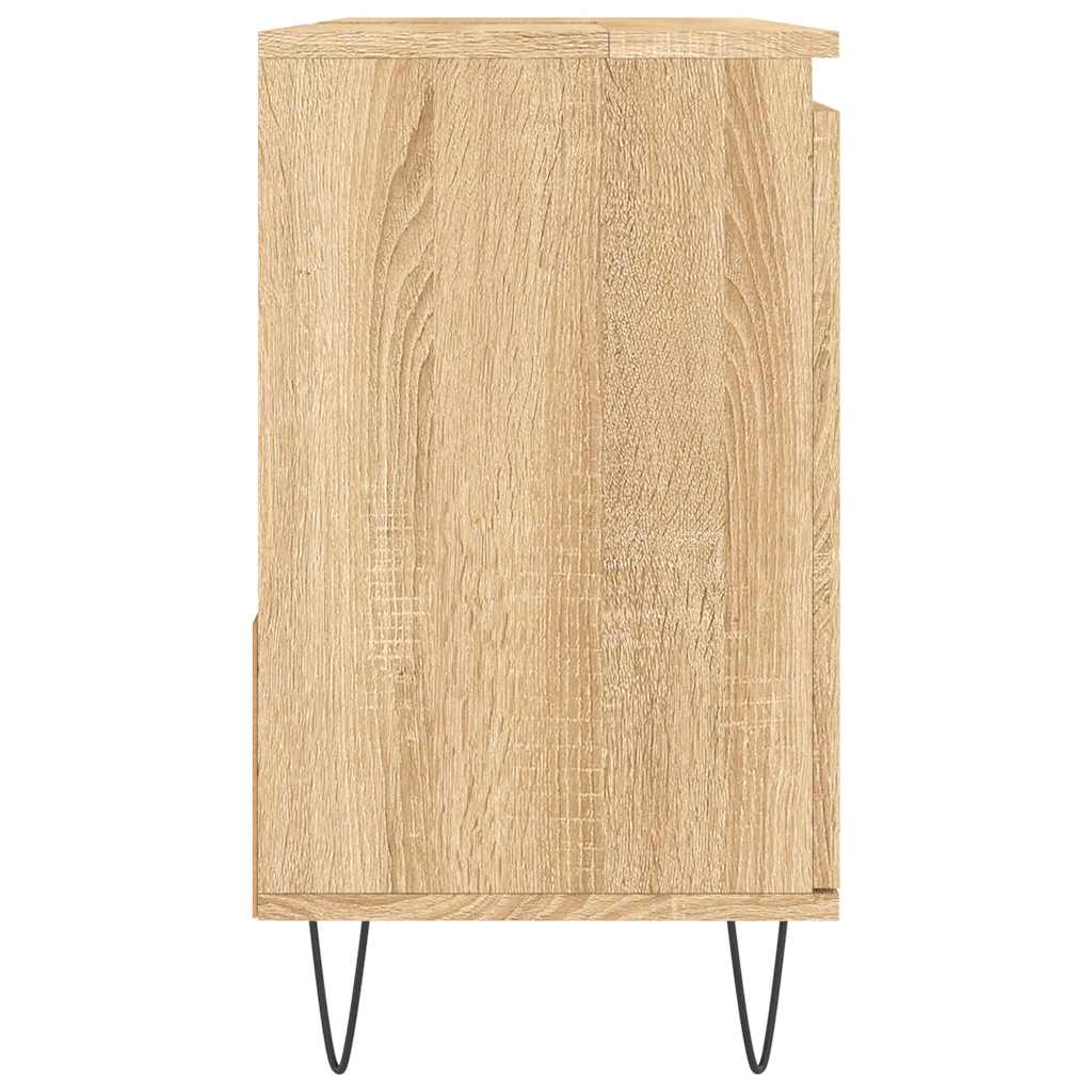 Sonoma Oak Bathroom Cabinet 65x33x60 cm - Engineered Wood