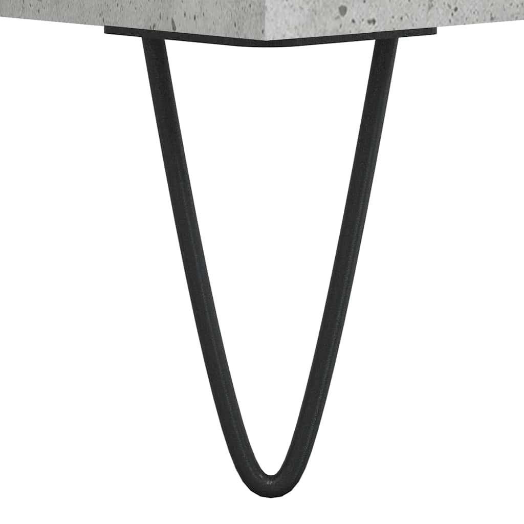 Concrete Grey Bathroom Cabinet, 65x33x60 cm, Engineered Wood