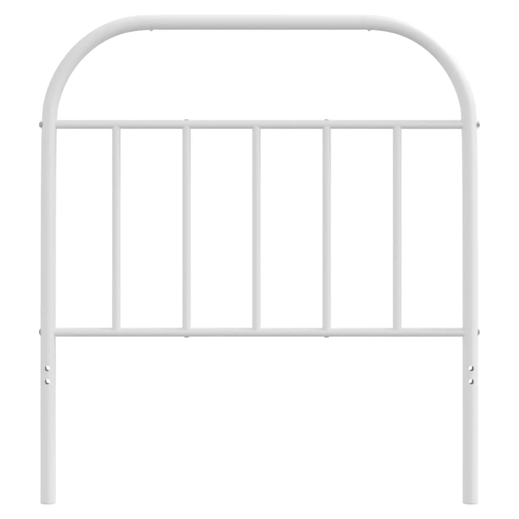 White Metal Headboard - Elegant 90 cm Design for Stylish Bedrooms