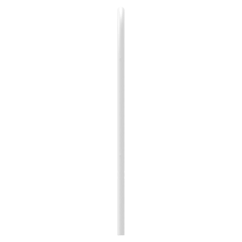White Metal Headboard - Elegant 90 cm Design for Stylish Bedrooms