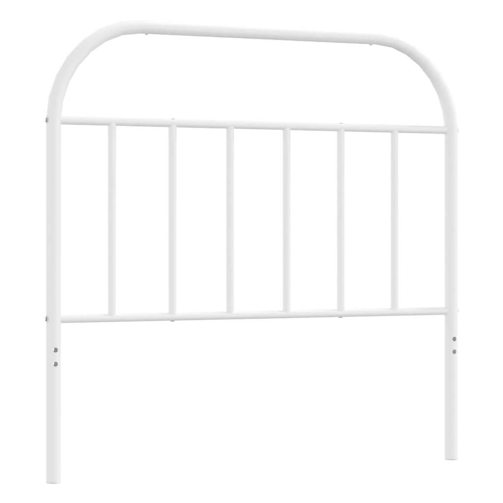 Elegant White Metal Headboard – 100 cm Stylish Bedroom Decor