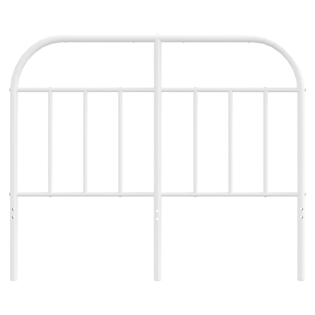 Elegant White Metal Headboard 120cm | Stylish Bedroom Upgrade