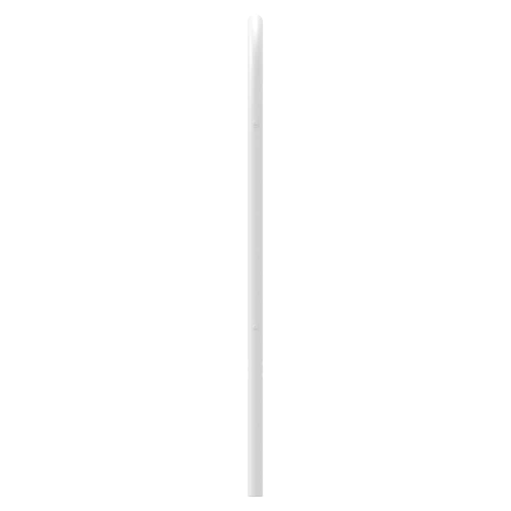 Elegant White Metal Headboard - 180 cm Modern Design