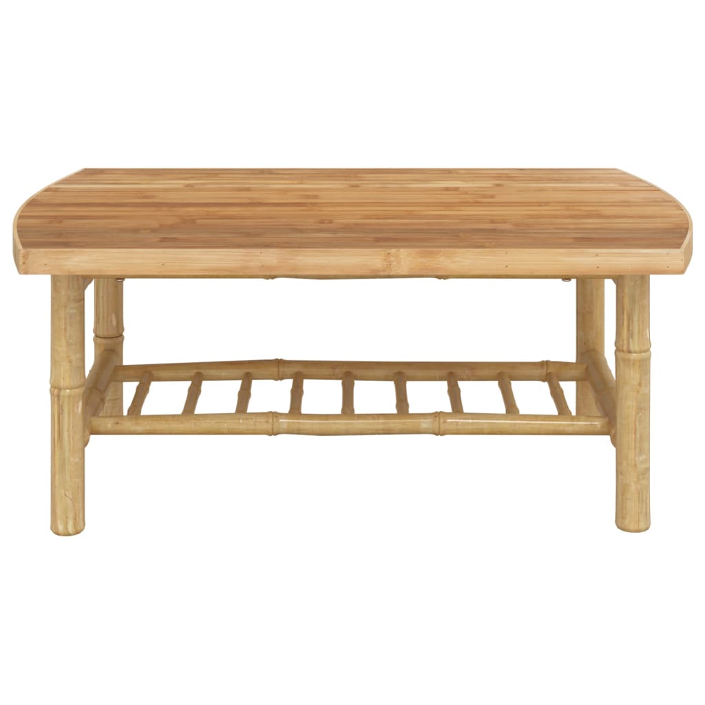 Bamboo Garden Coffee Table 90x55x37 cm – Natural Outdoor Elegance