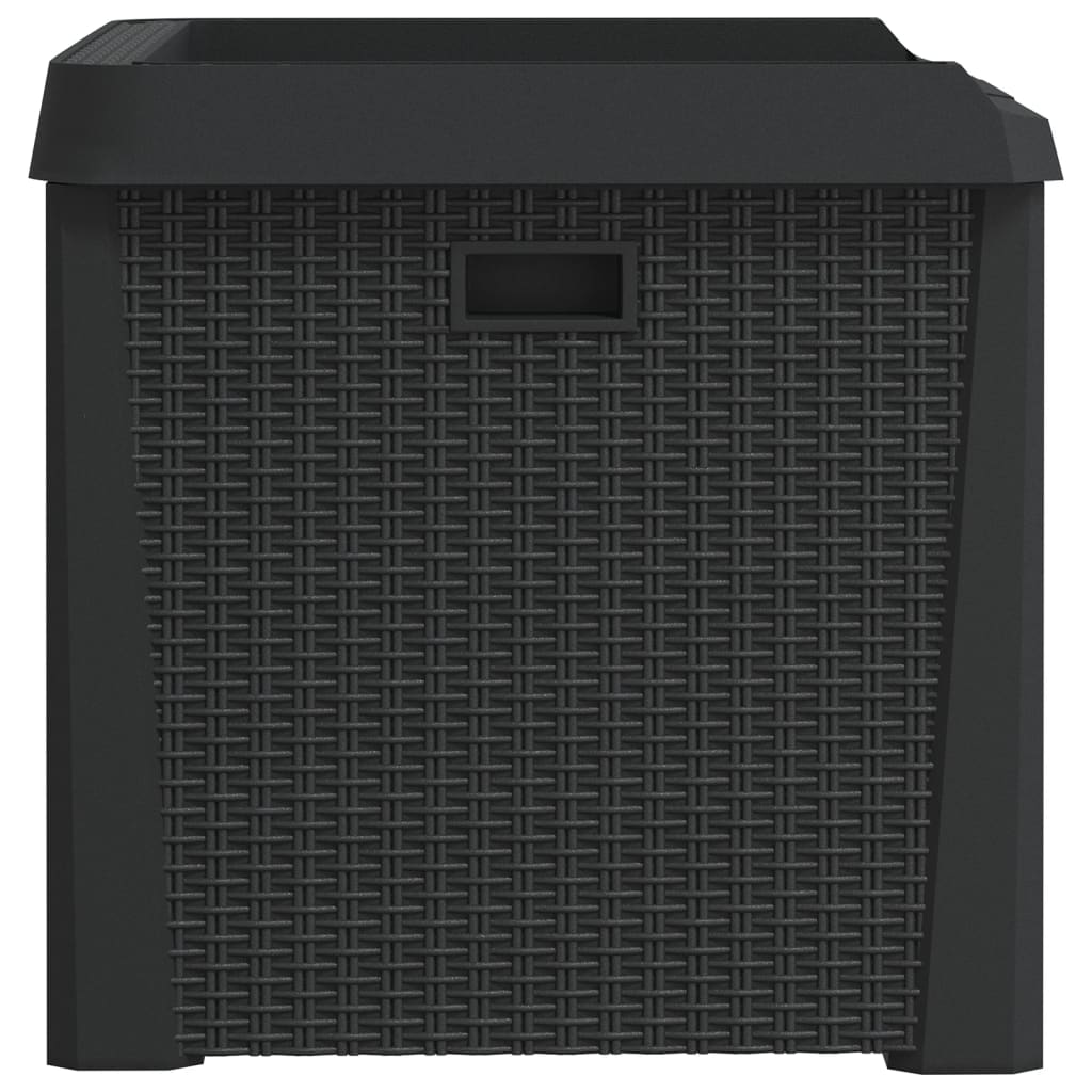 Anthracite Garden Storage Box 125L PP - Durable Outdoor Organizer