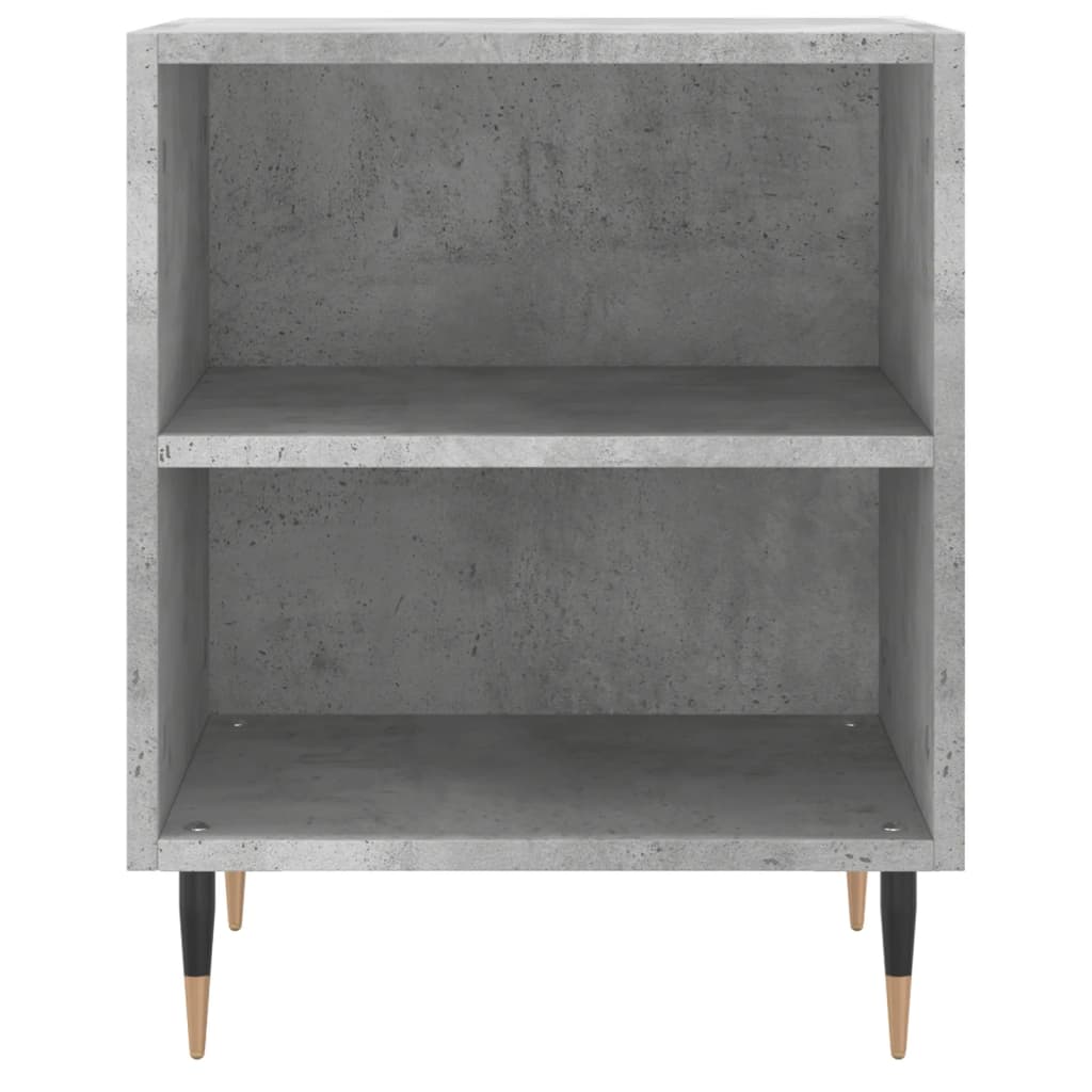 Concrete Grey Bedside Cabinets, 2 Pcs, 40x30x50 cm, Engineered Wood