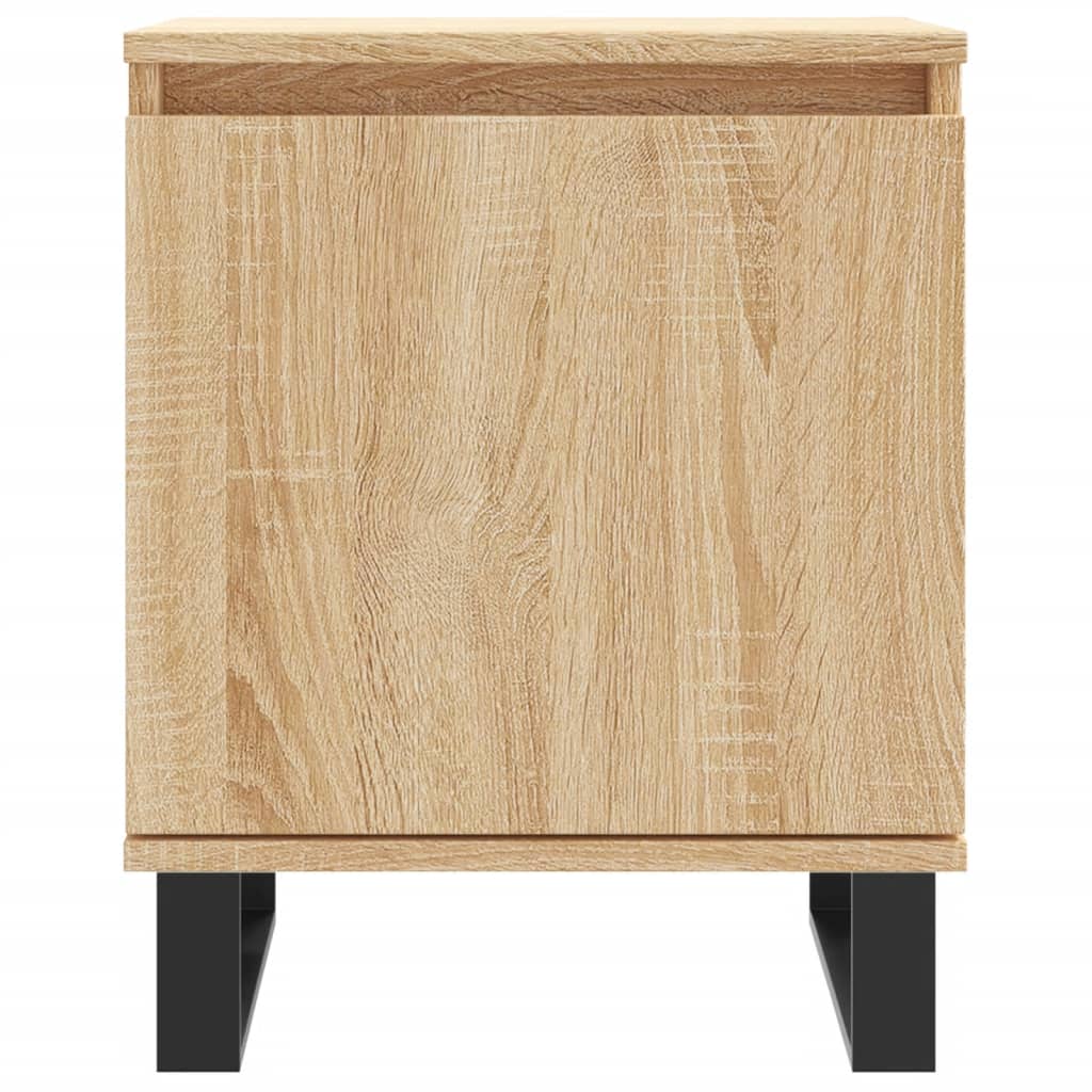 Sonoma Oak Bedside Cabinets 2 Pcs - 40x30x50 cm Engineered Wood