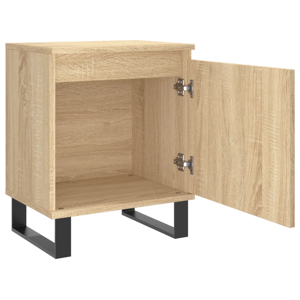 Sonoma Oak Bedside Cabinets 2 Pcs - 40x30x50 cm Engineered Wood