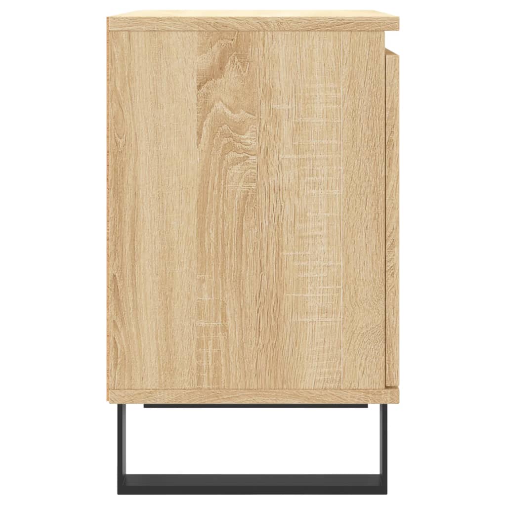 Sonoma Oak Bedside Cabinets 2 Pcs - 40x30x50 cm Engineered Wood