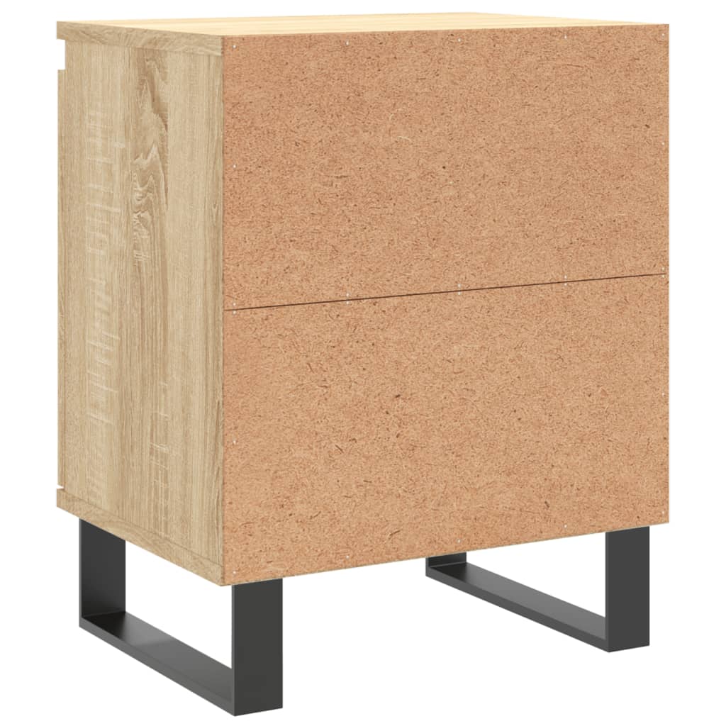 Sonoma Oak Bedside Cabinets 2 Pcs - 40x30x50 cm Engineered Wood