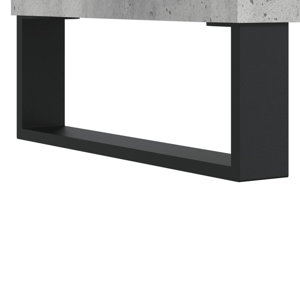 Concrete Grey Bedside Cabinets 2pcs, Engineered Wood, 40x35x69 cm